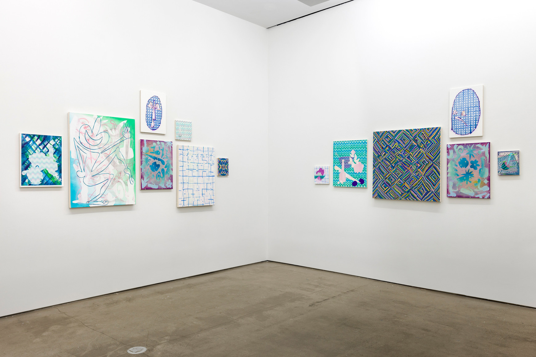 Installation of works by Todd Kelly