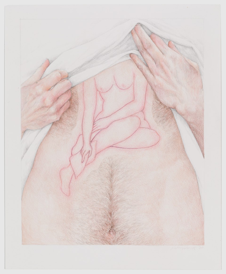 Work on paper by Katarina Riesing