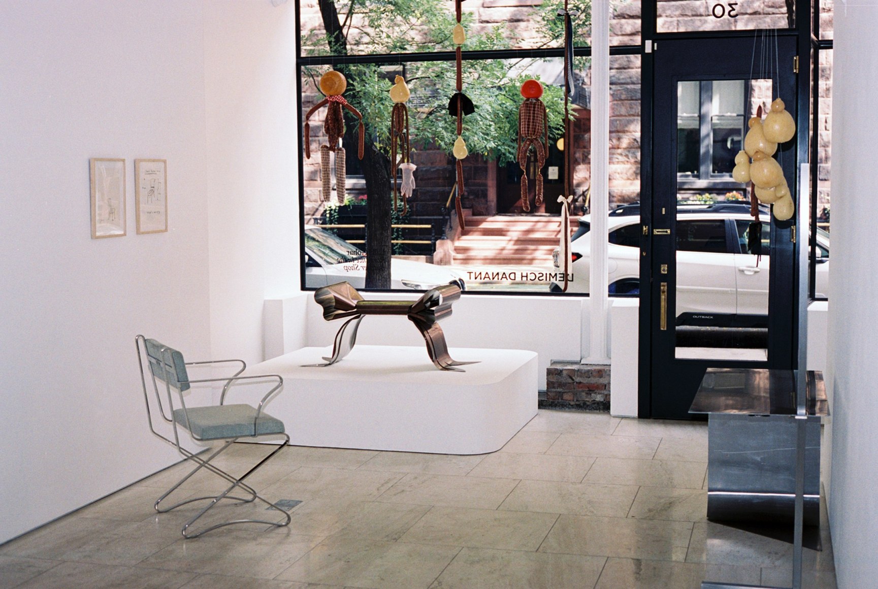 Installation view of Maria Pergay works and Gohar&#039;s figures. Photo by Adrianna Glaviano
