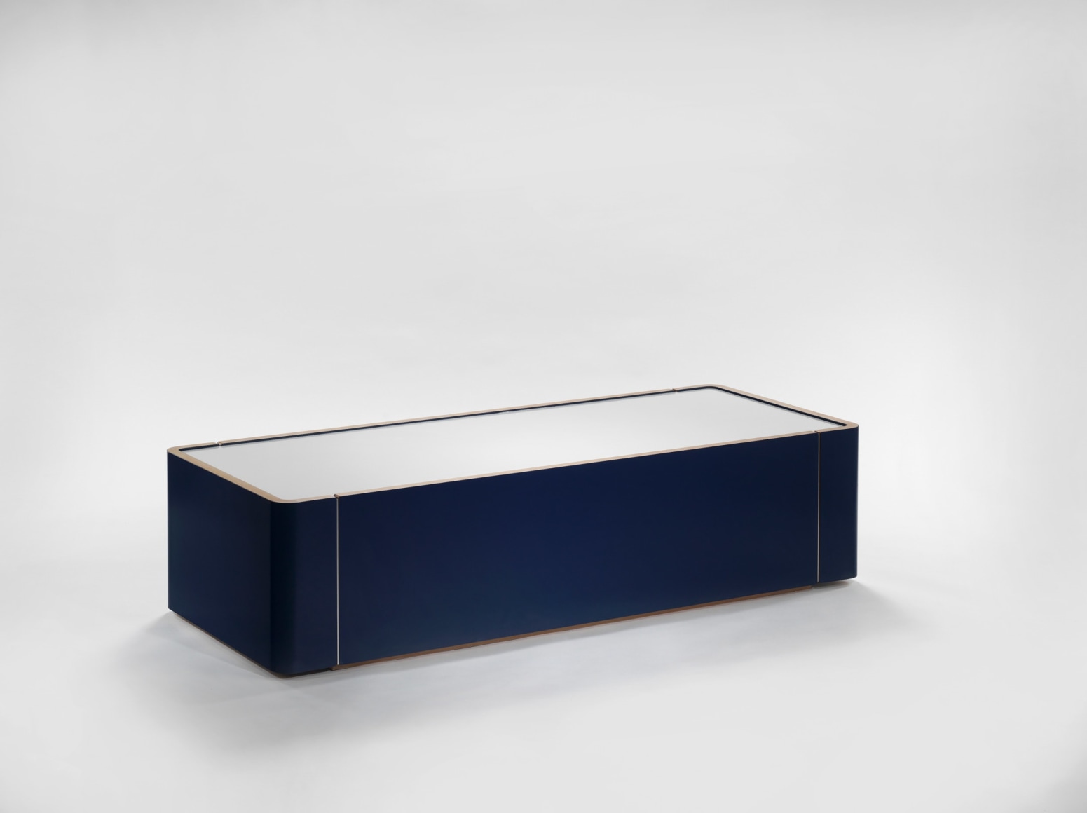 image of a coffee table in a white room
