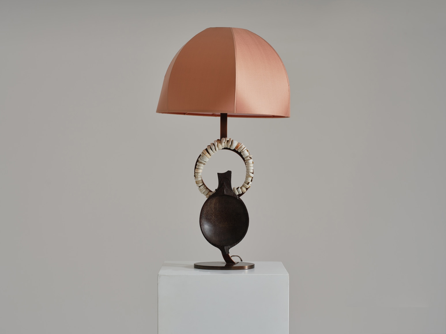 lamp in an empty room