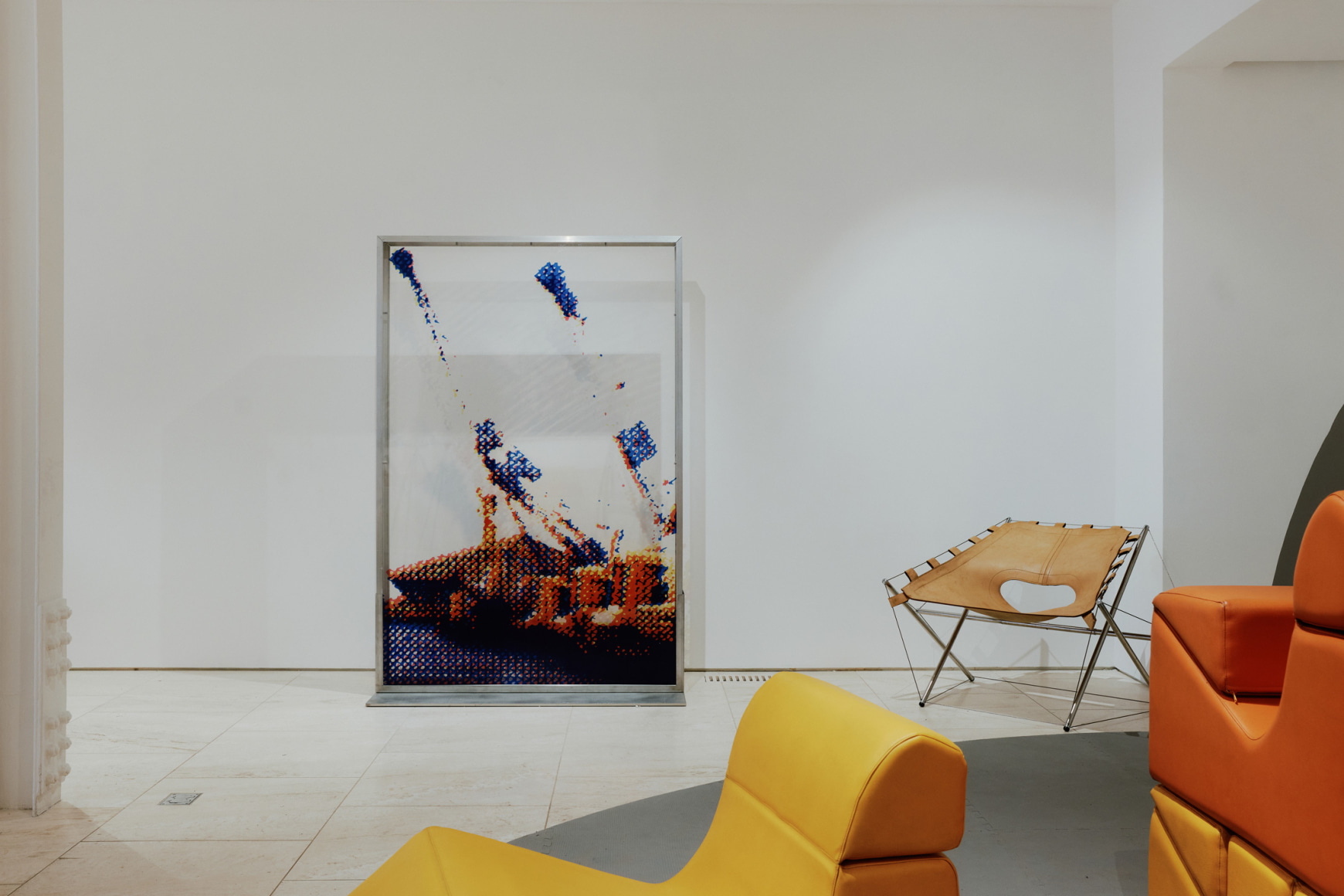 installation view of French POP 2024