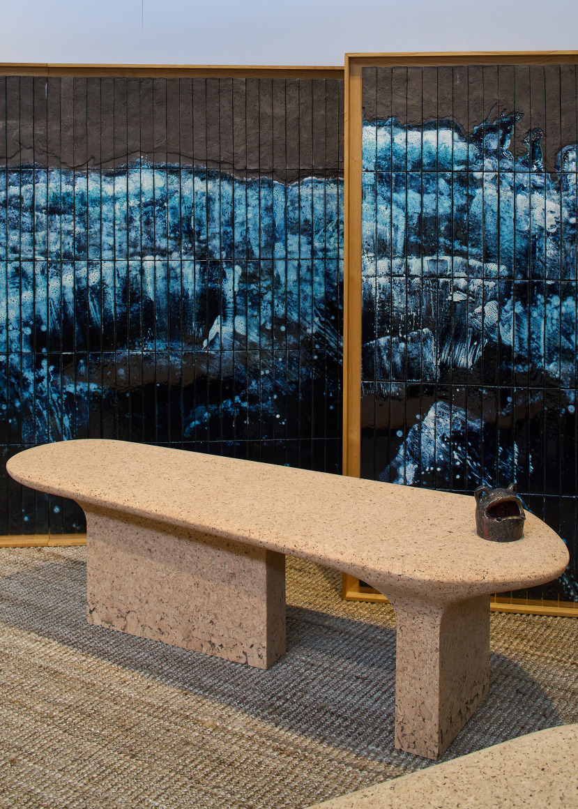 Installation image of furniture at FOG 2024