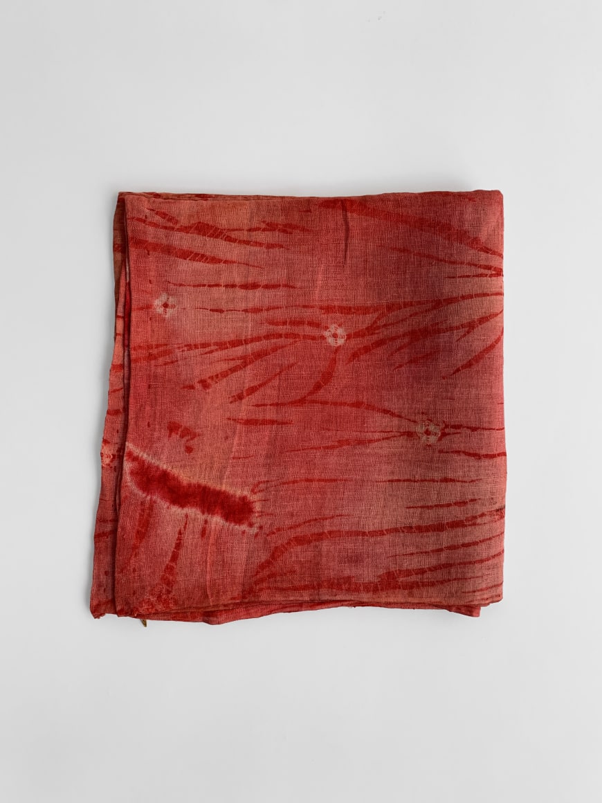 Benibana Dyed Shibori