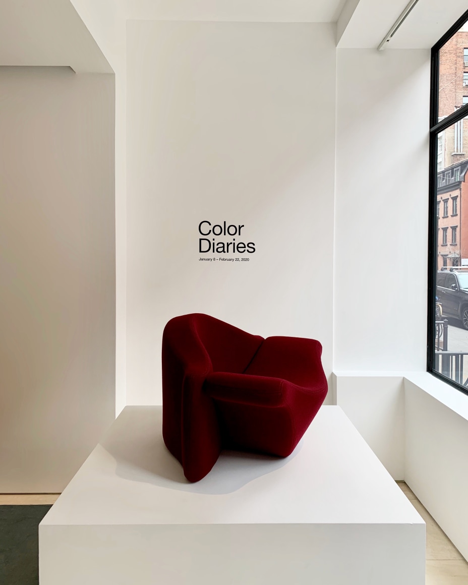 Installation view of&nbsp;Color Diaries, January 8 &ndash; February 22, 2020