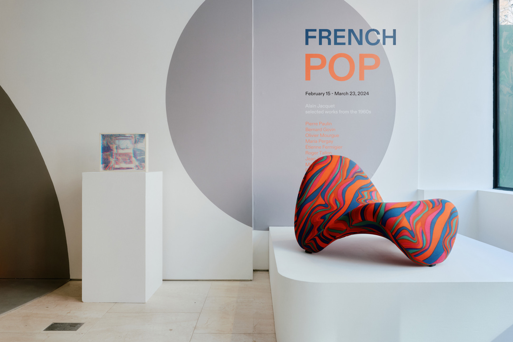 installation view of French POP 2024
