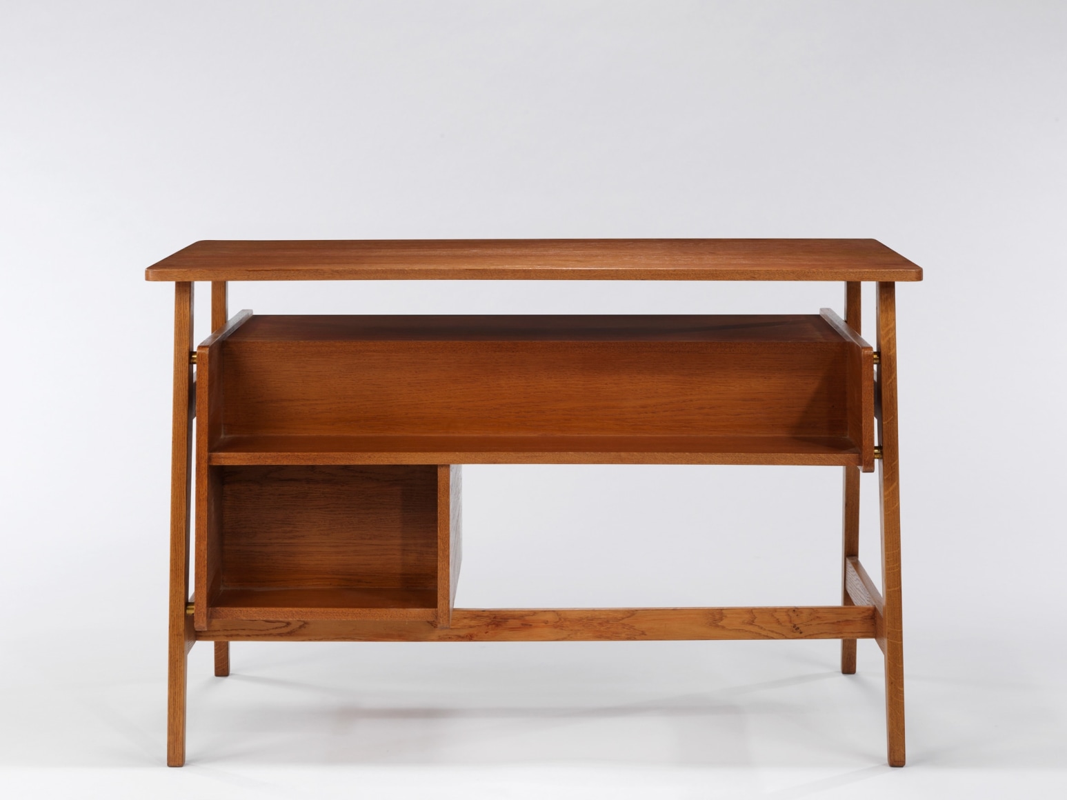 Image of desk in wood with drawers by Rene Jean Caillette.