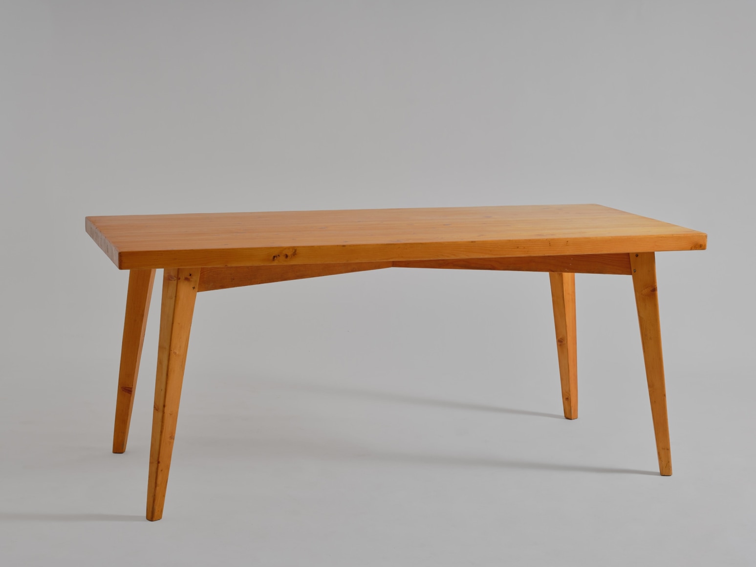 table in an empty room