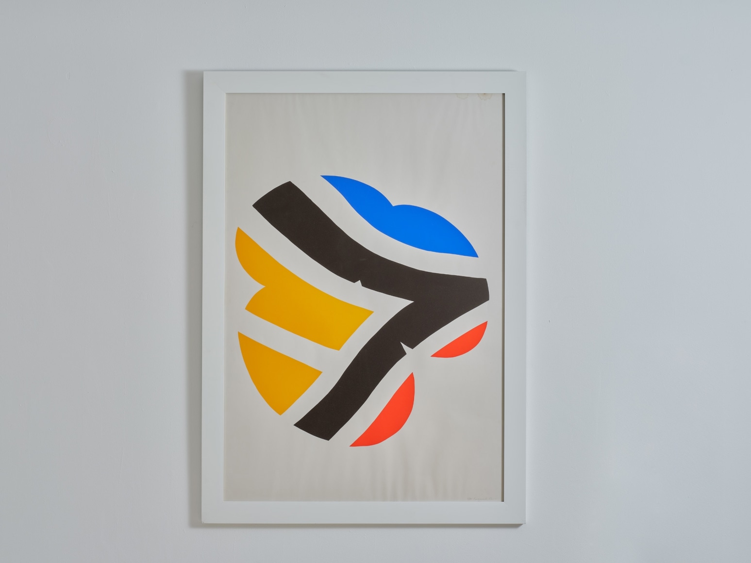 rougement painting on a white wall