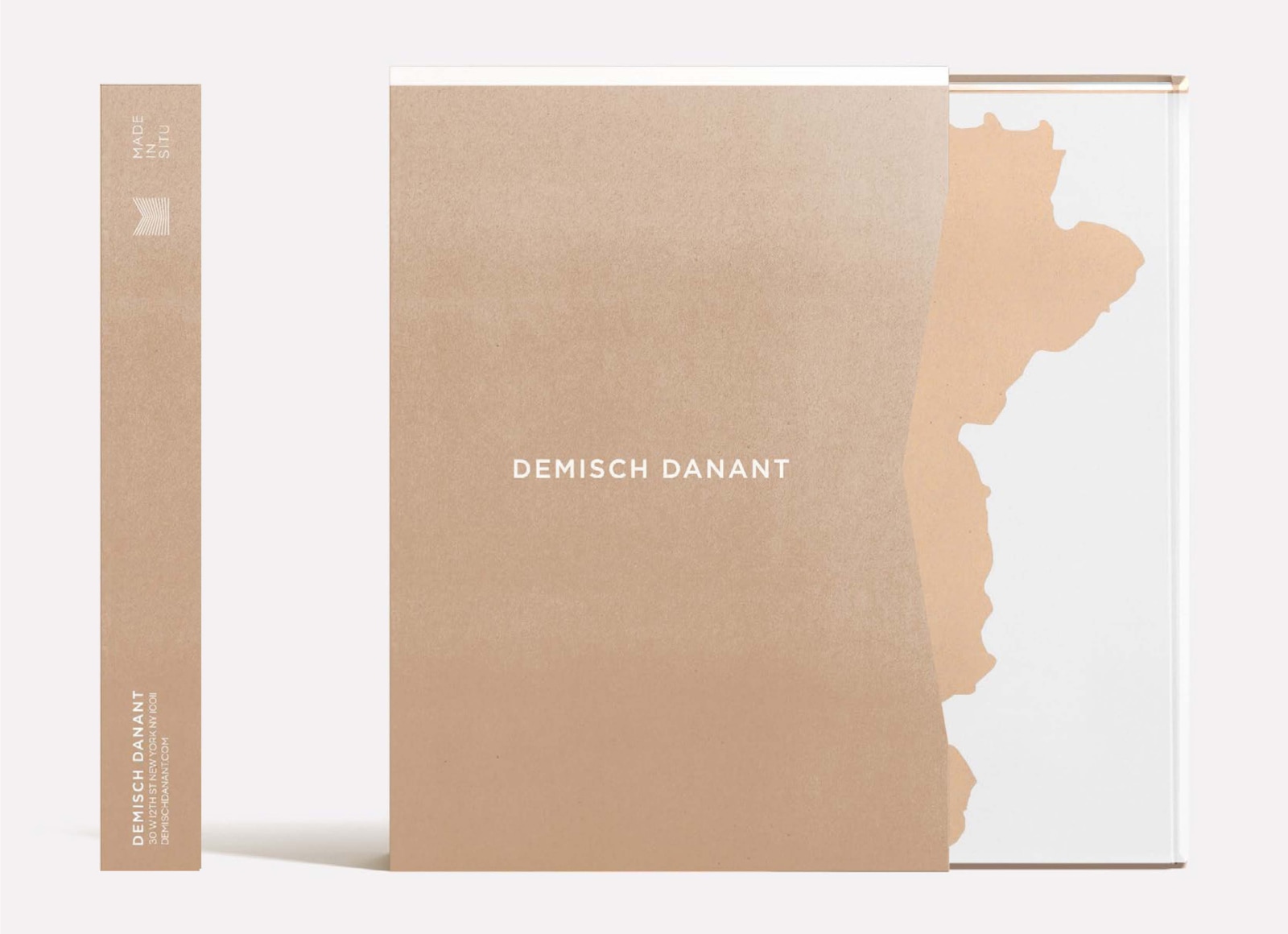 Image: Front of slip cover and spine.&nbsp;Made in Situ.&nbsp;