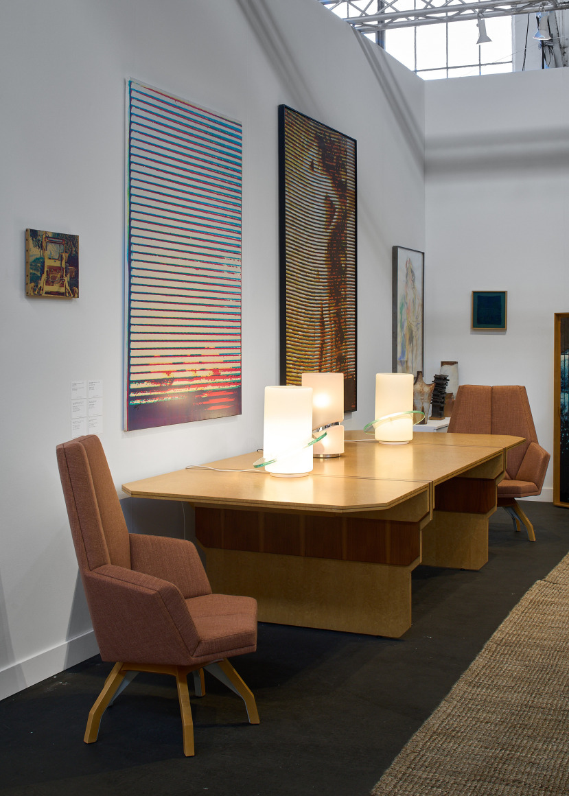 Installation image of furniture at FOG 2024