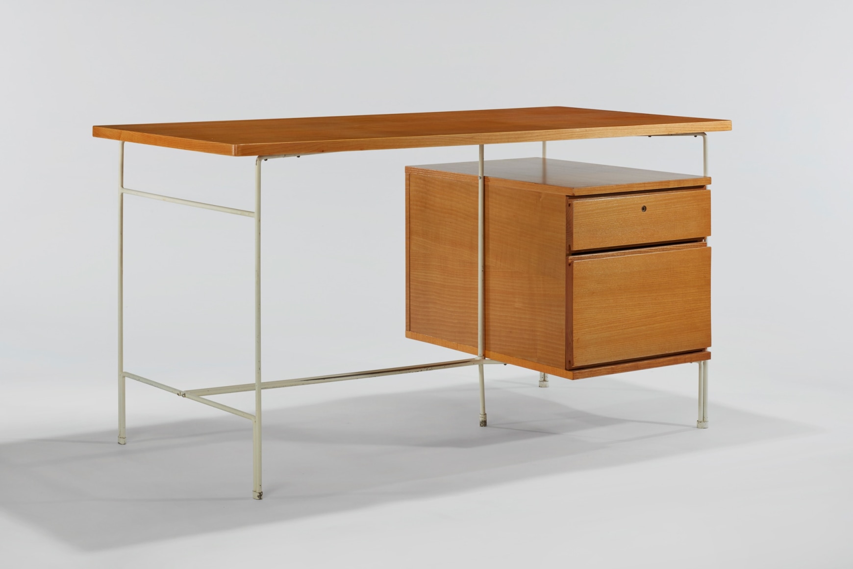 Desk in an empty room