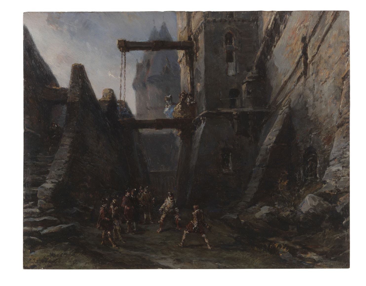 artwork by Eugene Isabey