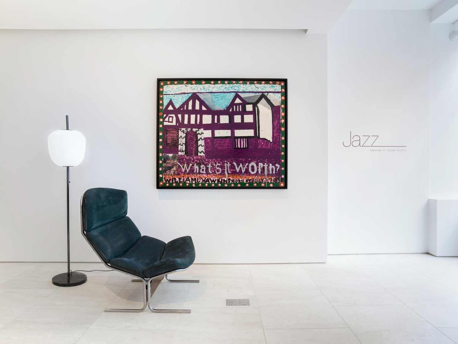Installation view of Jazz, September 10 – October 19, 2019,  
