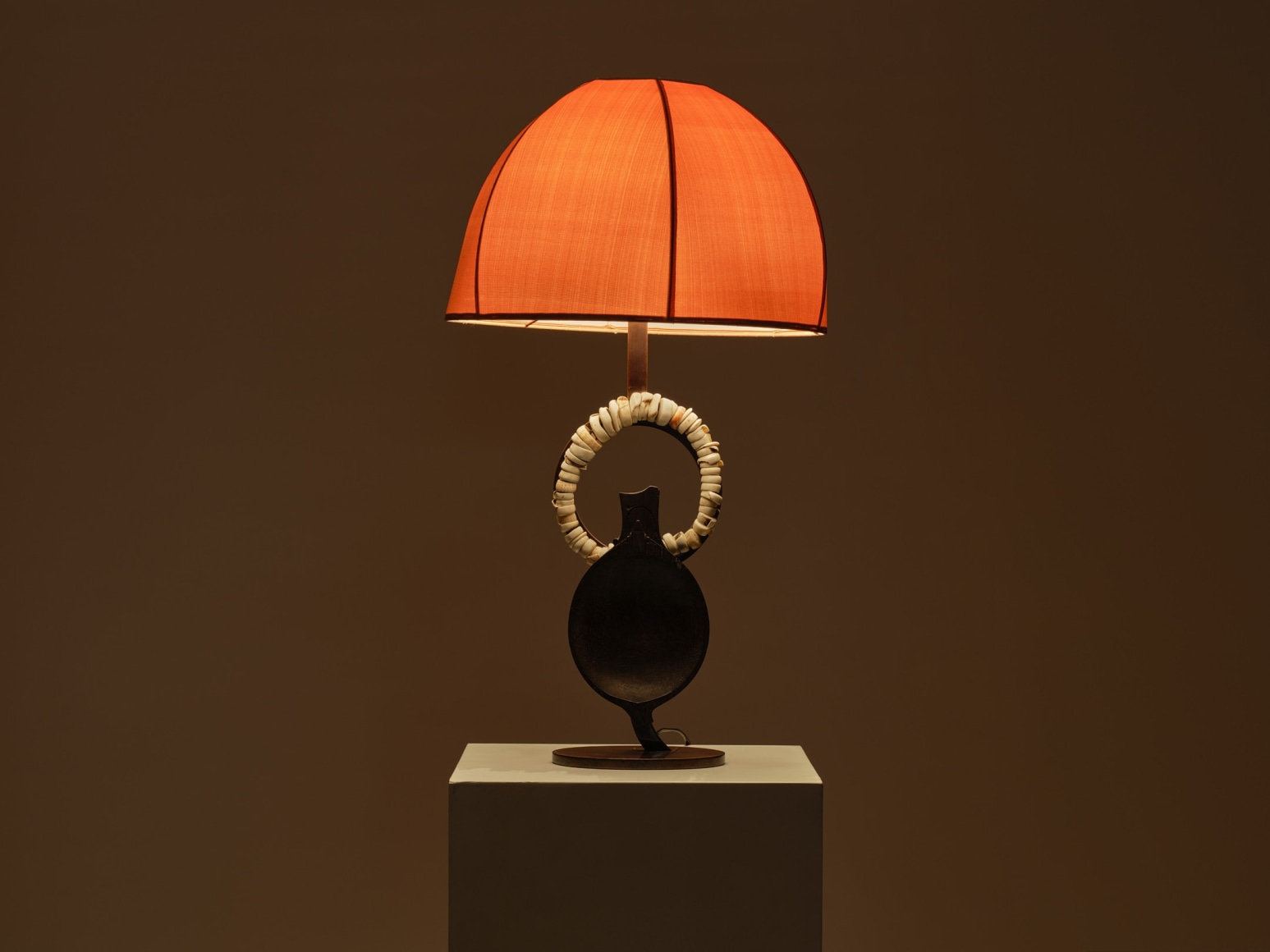 lamp in an empty room