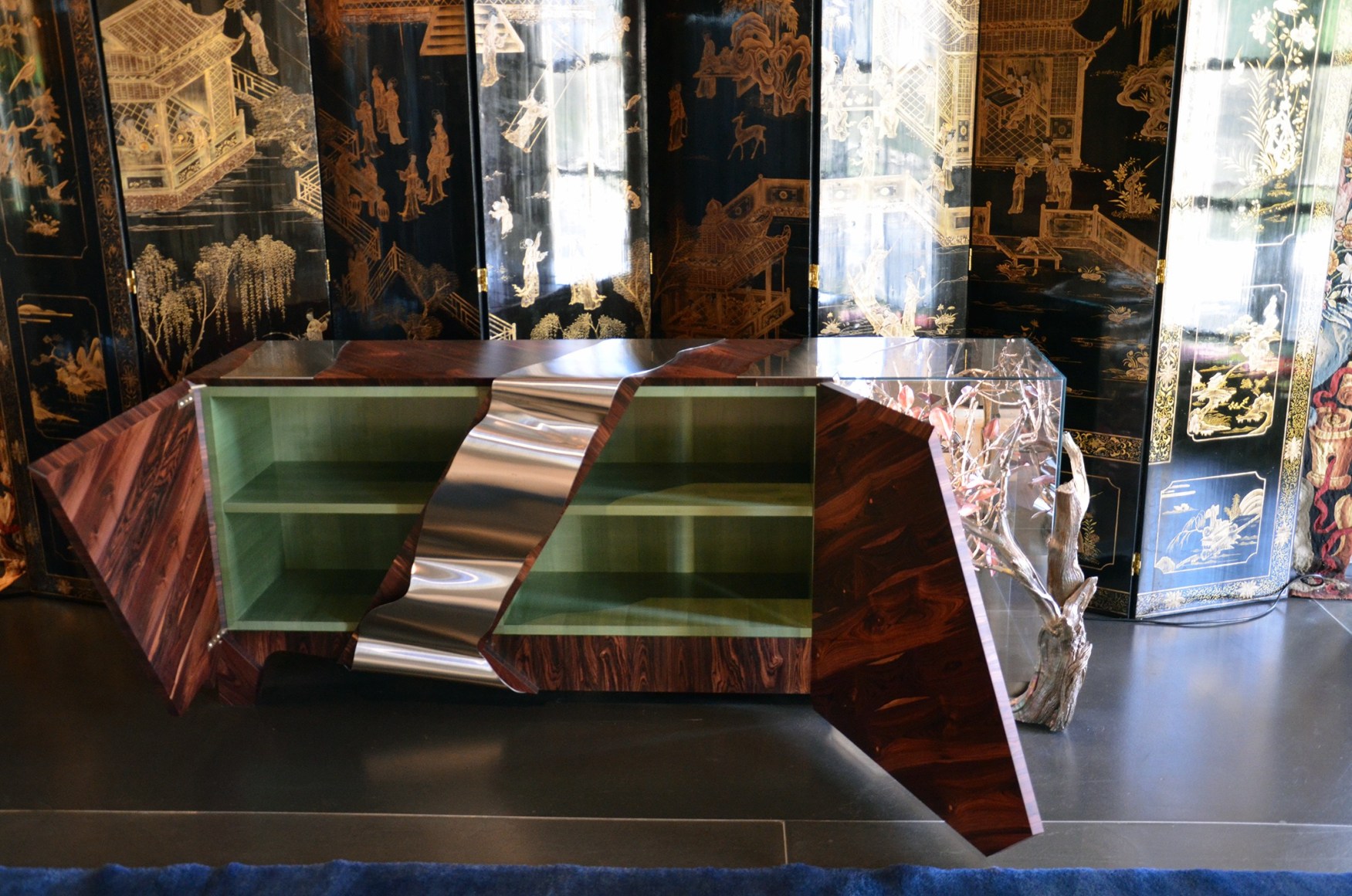 Installation view of&nbsp;Maria Pergay: Place des Vosges, March 22 &ndash; 31, 2012