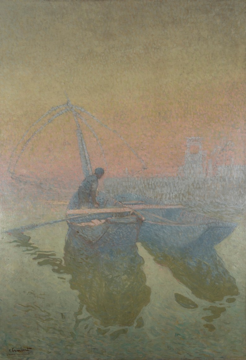 painting of a boat
