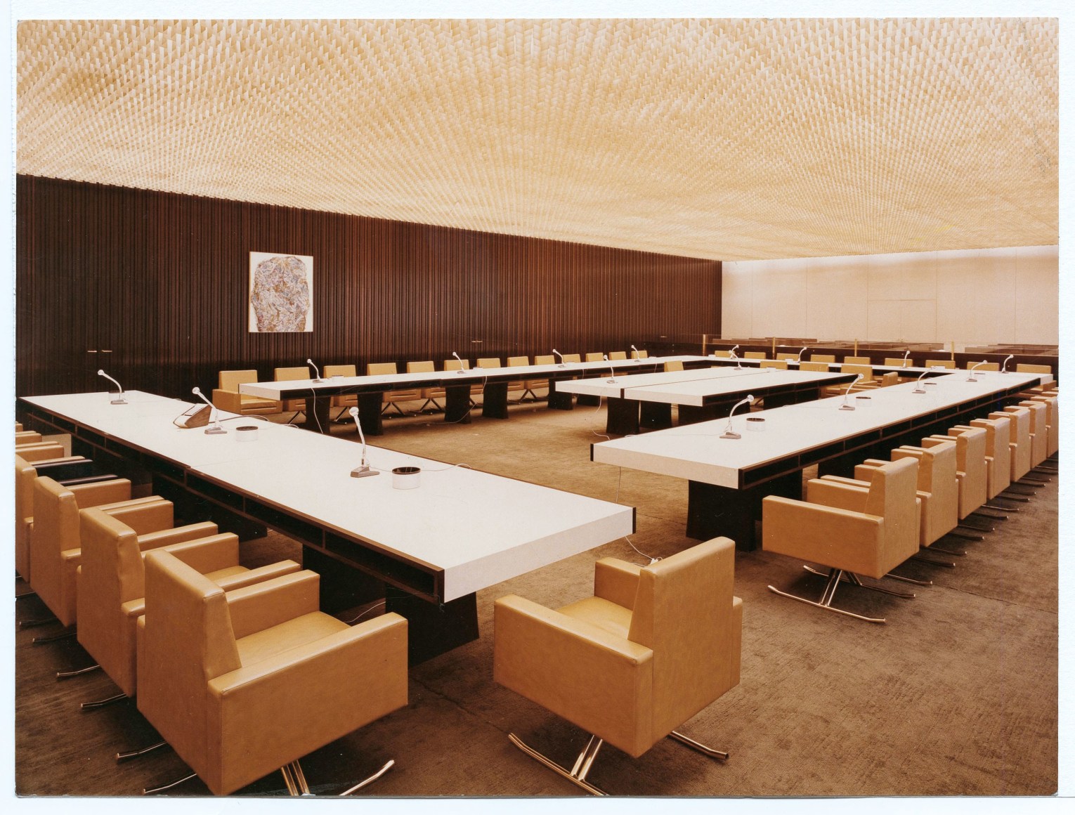 Salle du Conseil Minicipal, Hotel de Ville of Grenoble, 1967