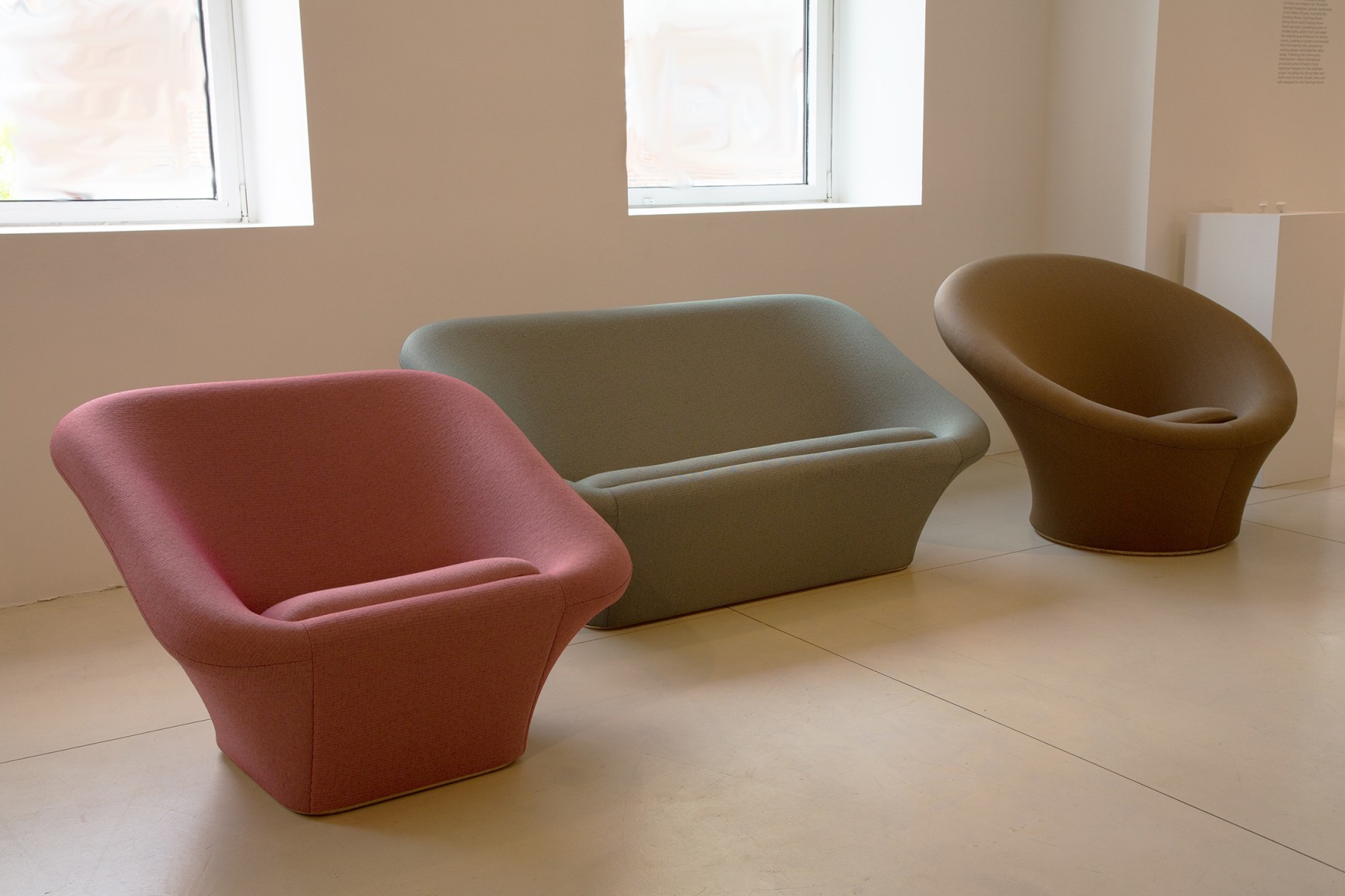 Installation view of Pierre Paulin: L'homme Moderne, May 12 – June 27, 2015