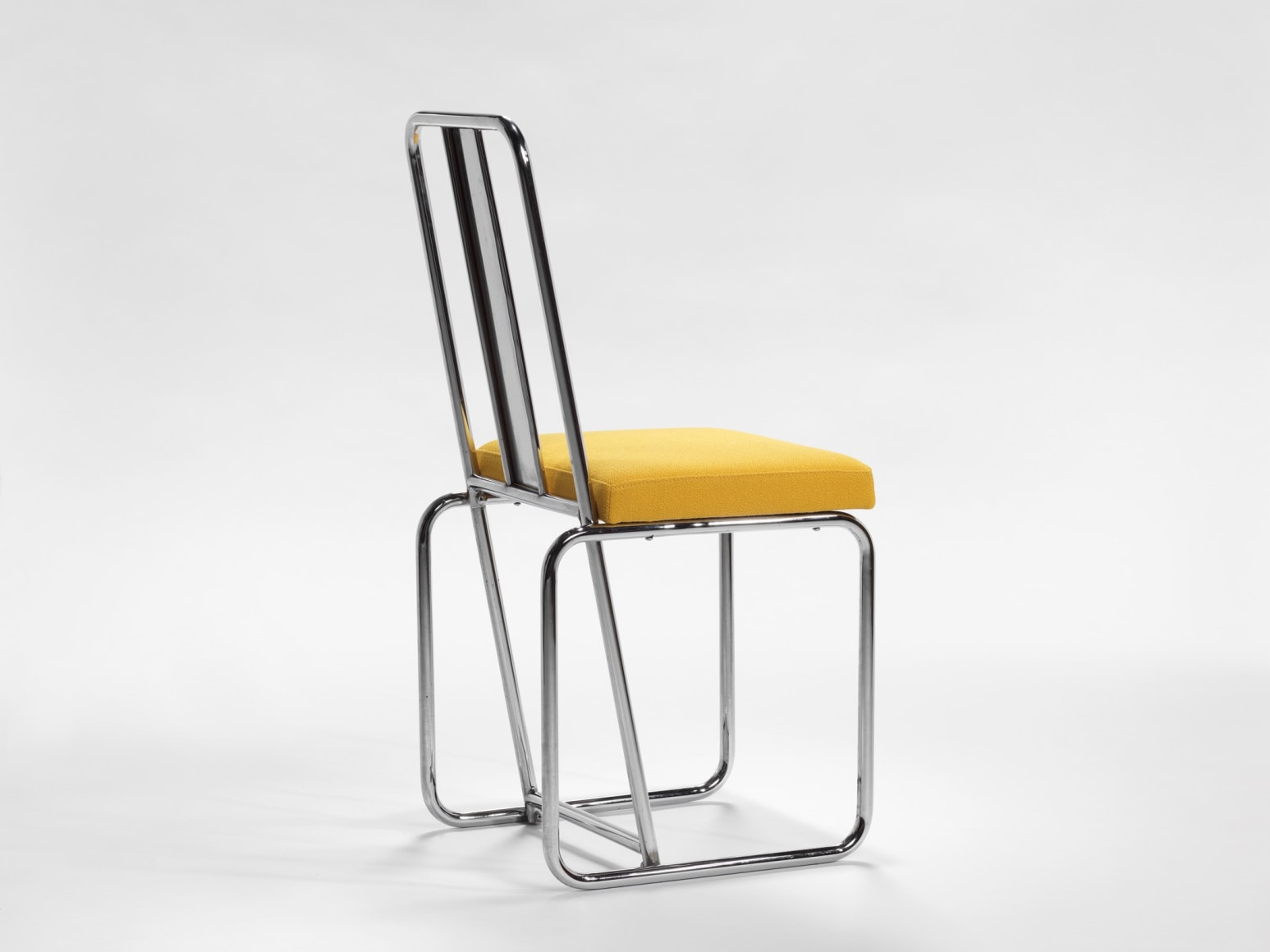 yellow chairs in an empty room