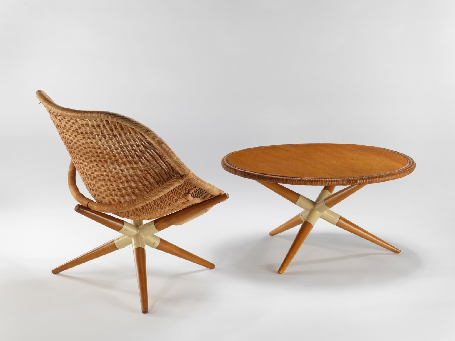 Shown with Tripod Chair (1949)