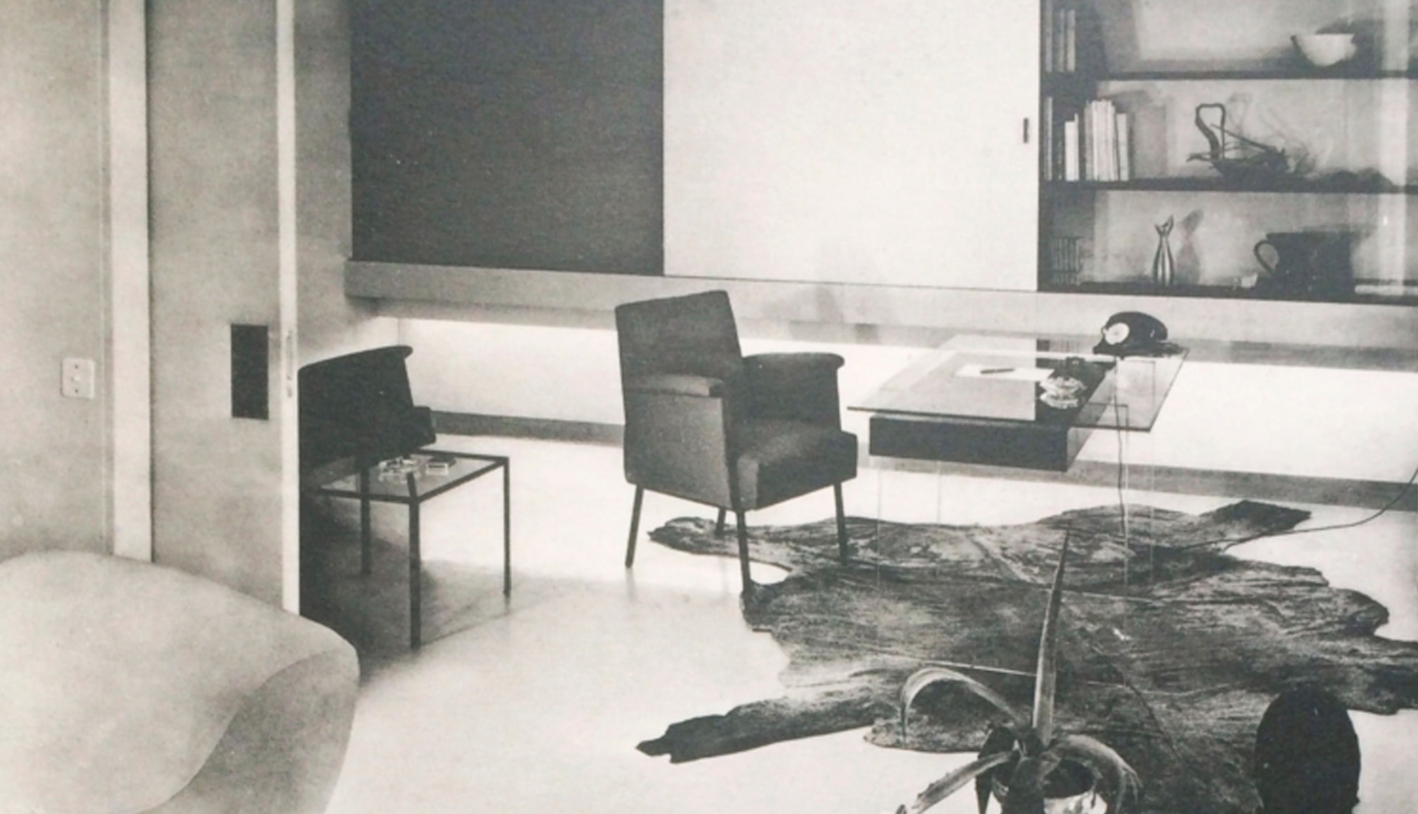 Paris apartment designed by Jacques Dumond, 1956 ,  