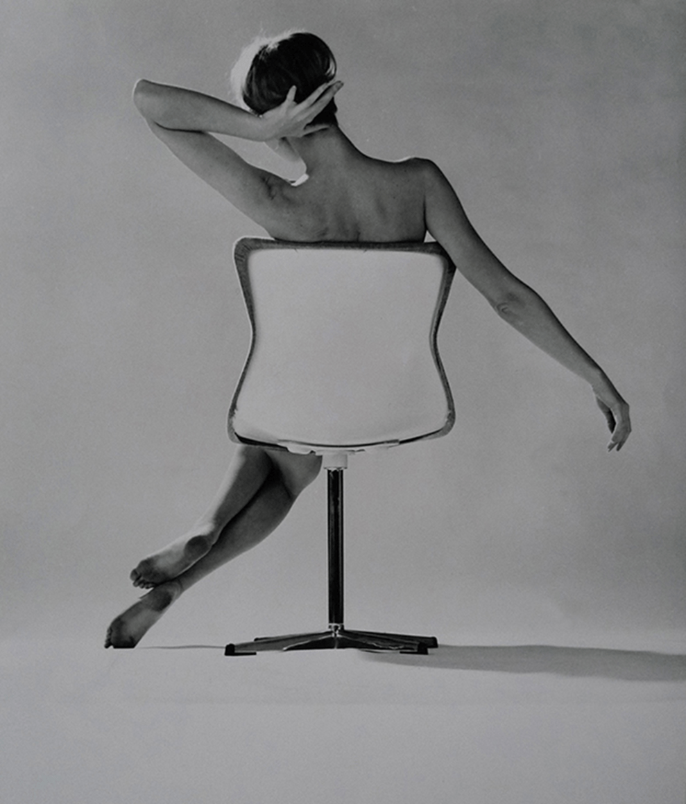 Chaise Delta with aluminum seat&nbsp;for&nbsp;Airborne,&nbsp;1960