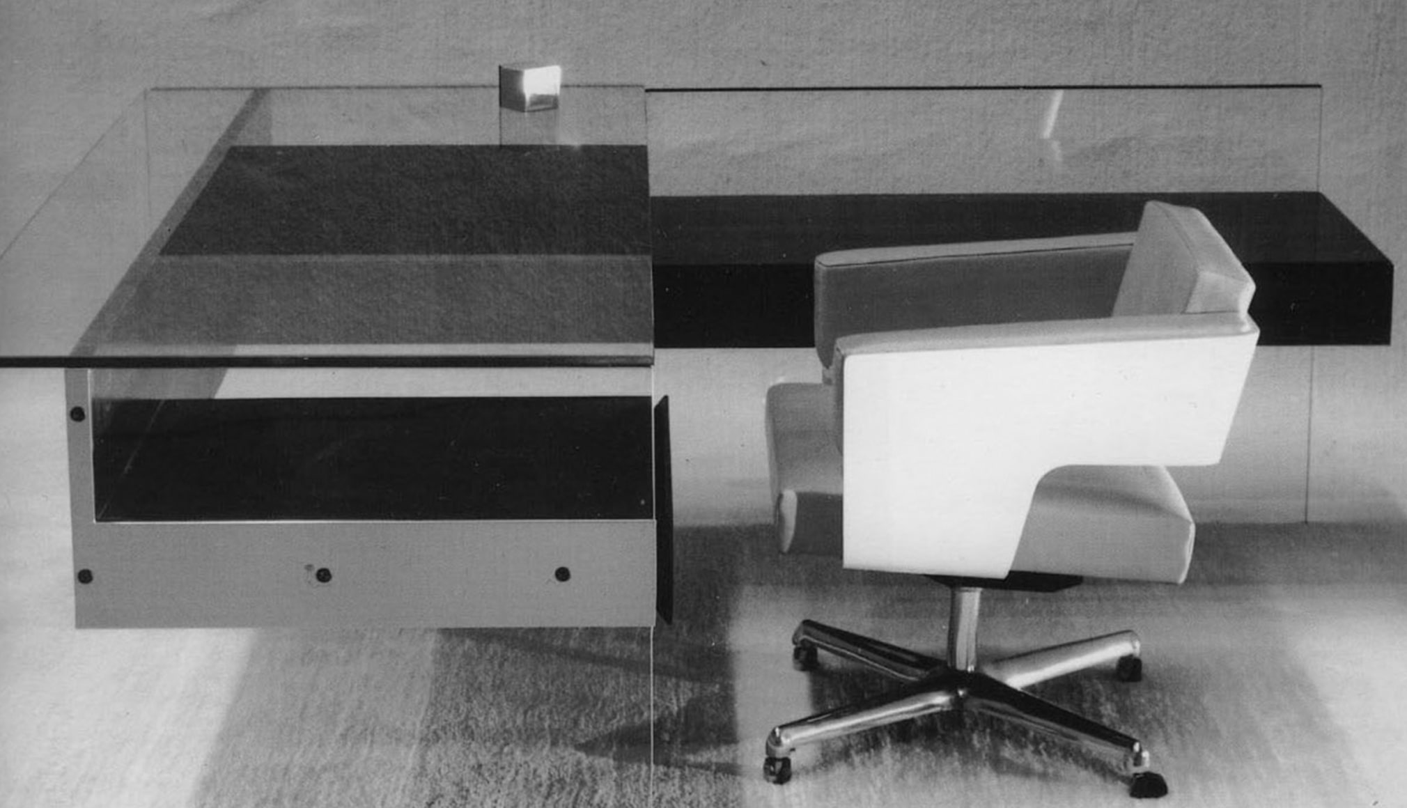 Archival image: Desk, 1967 and&nbsp;Desk Chair, Model 3001 T8, 1964