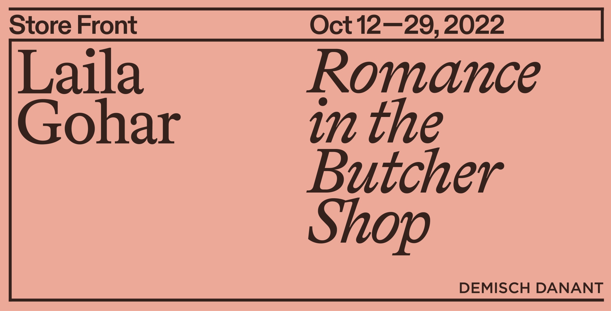 Store Front | Laila Gohar