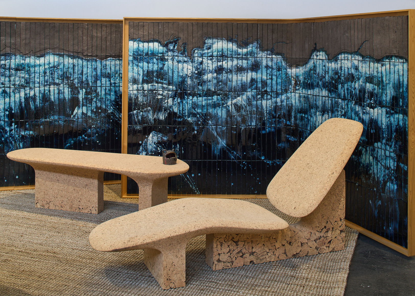 Installation image of furniture at FOG 2024