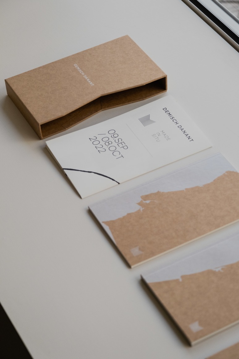 Image: Slip cover, poster, and booklets.&nbsp;Made in Situ. Photo:&nbsp;Laura Vanweydeveld