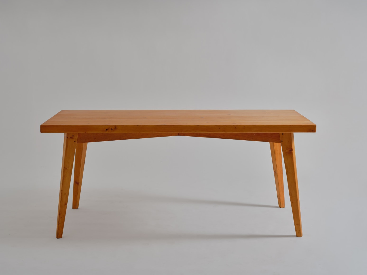 table in an empty room