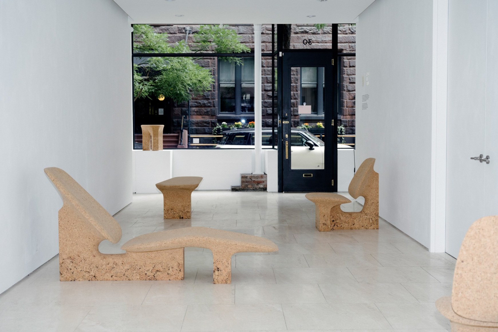 Burnt Cork works on view in the Demisch Danant gallery NYC