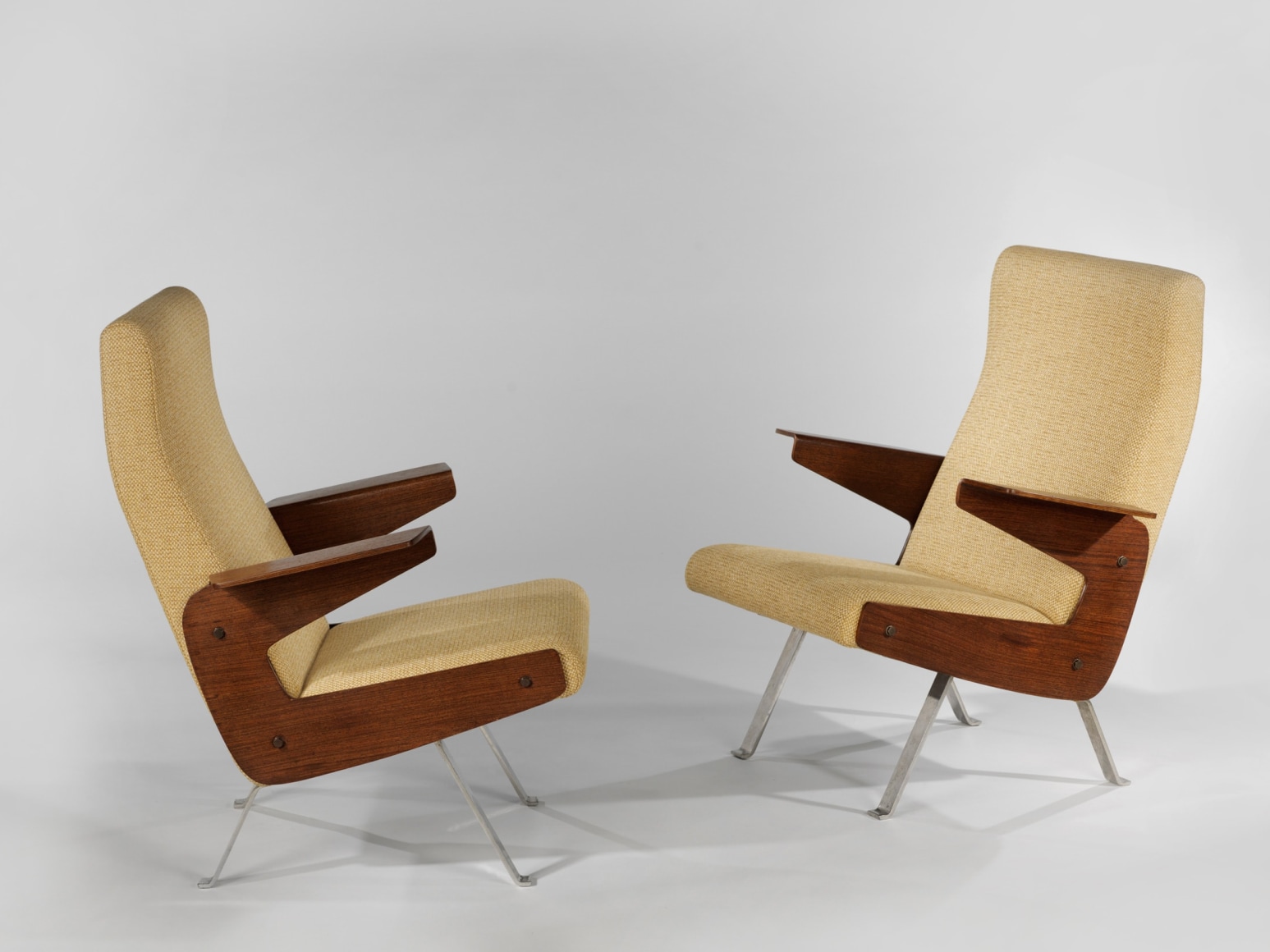 める　Joseph-André Motte Joseph-André Motte - Pair of Armchairs - Works - Demisch Danant