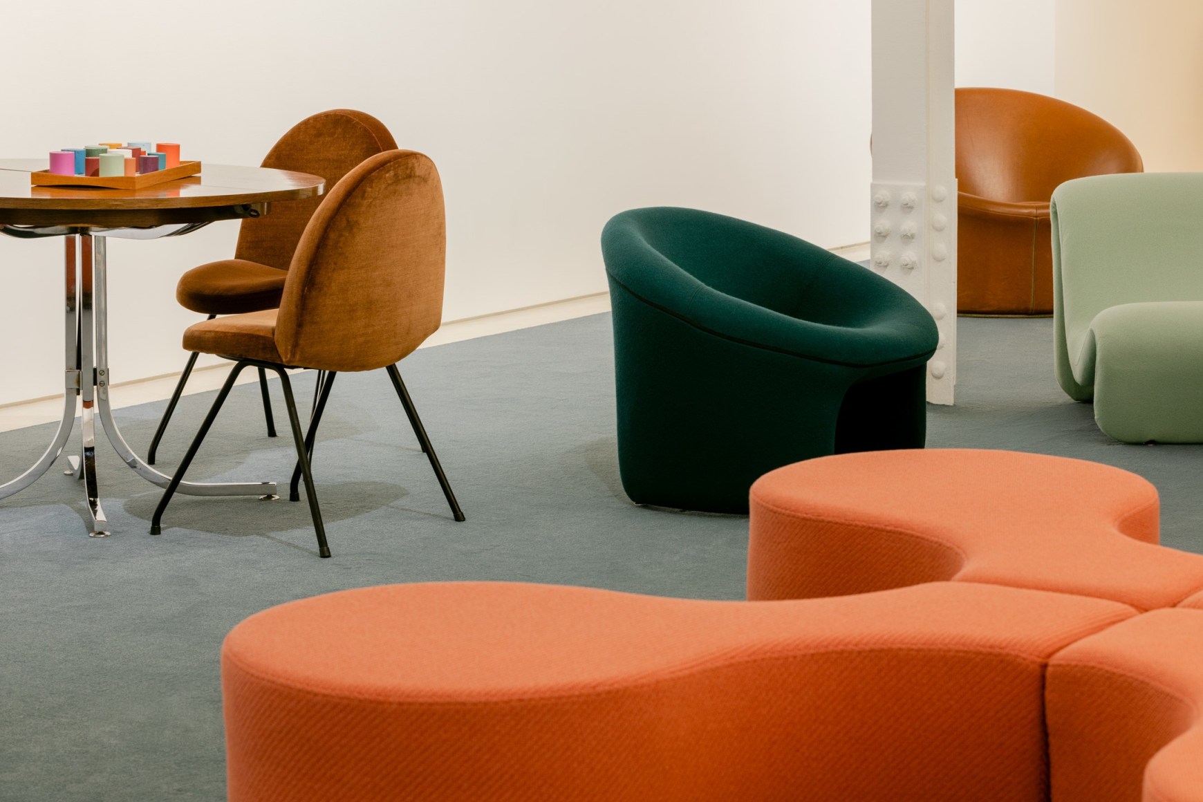 Installation view of Color Diaries, January 8 – February 22, 2020,  
