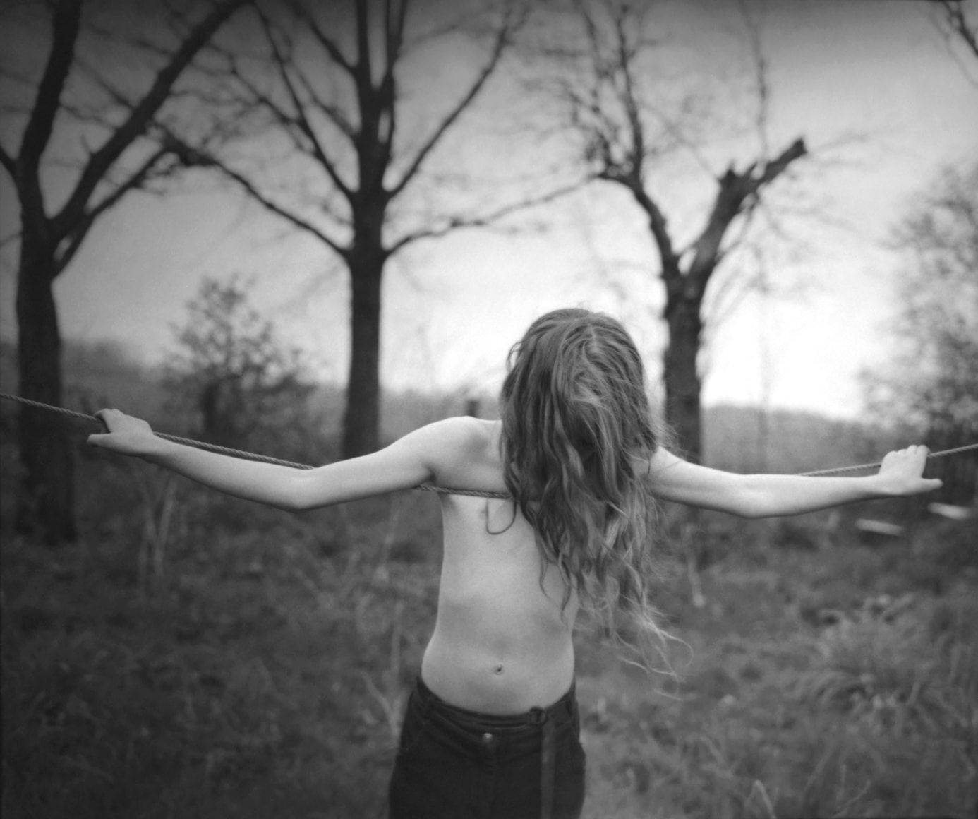 hannah with clothesline