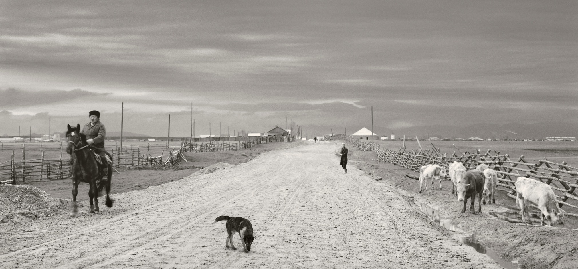 Korsokovo, Buryatia, Siberia, Russia, 1991, Gelatin silver print