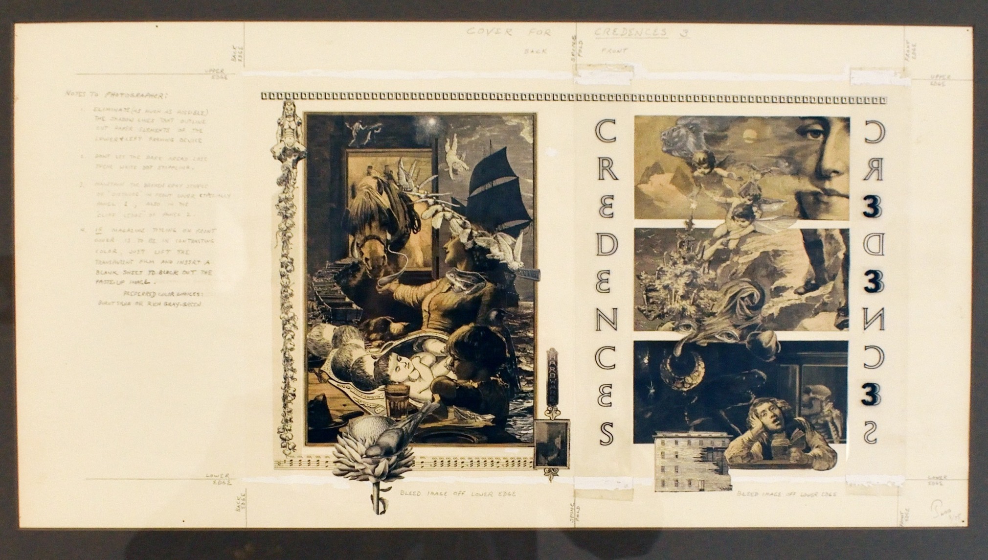 Jess (Collins) Cover for Credences 3, 1976