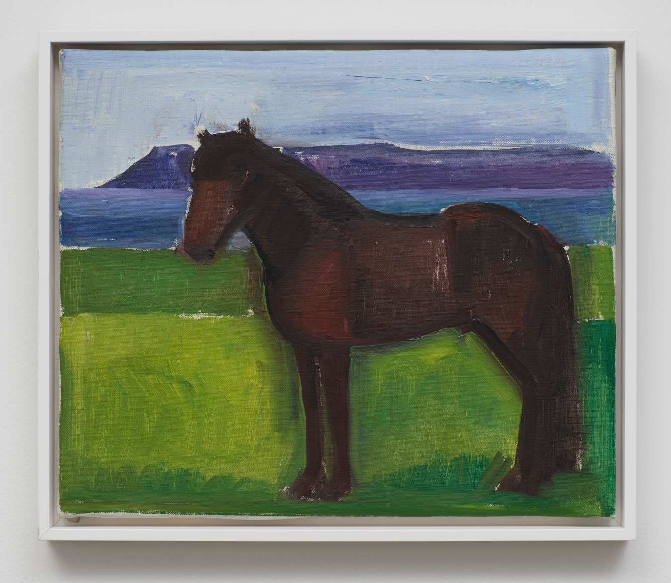 Louisa Matth&iacute;asd&oacute;ttir Brown Horse, c. 1988
