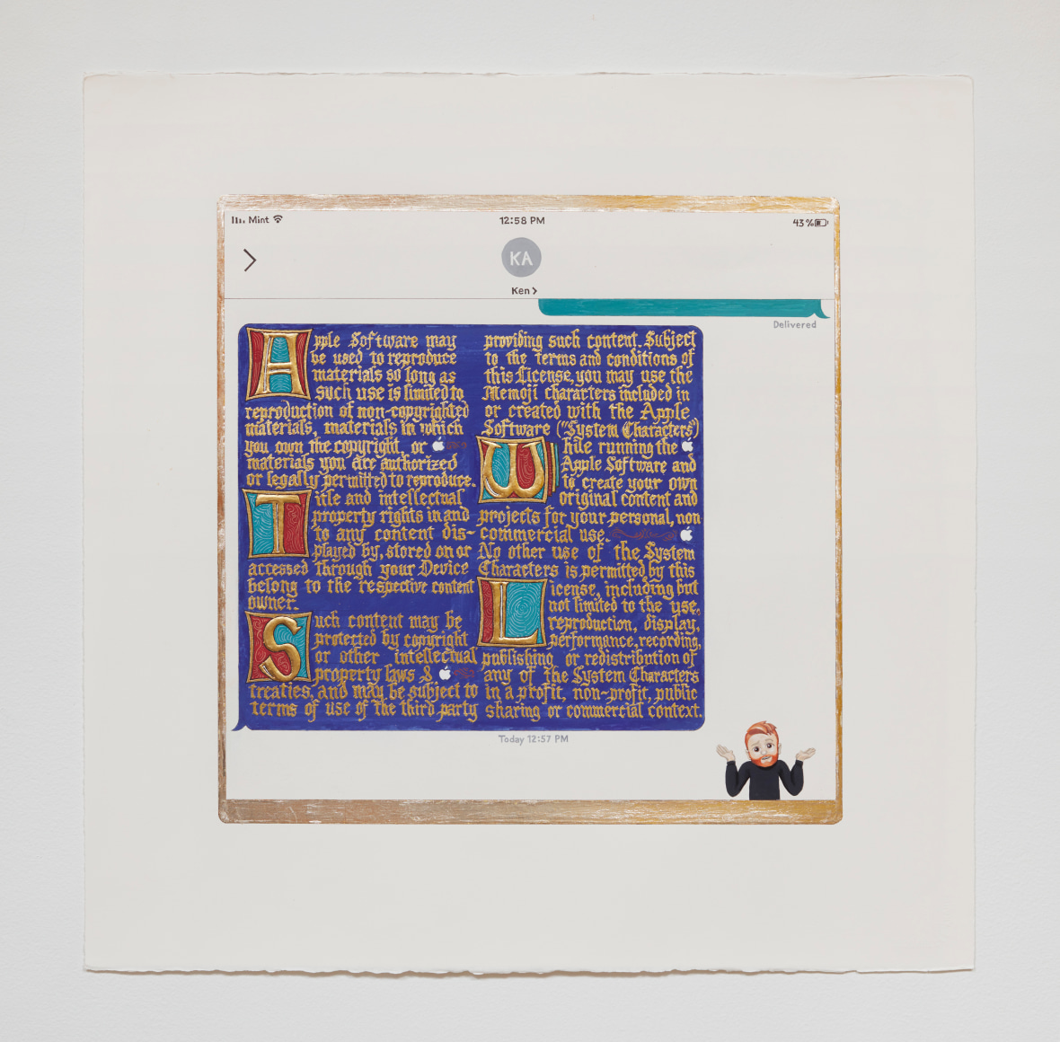 Ken Aptekar Apple Software may be used, 2022