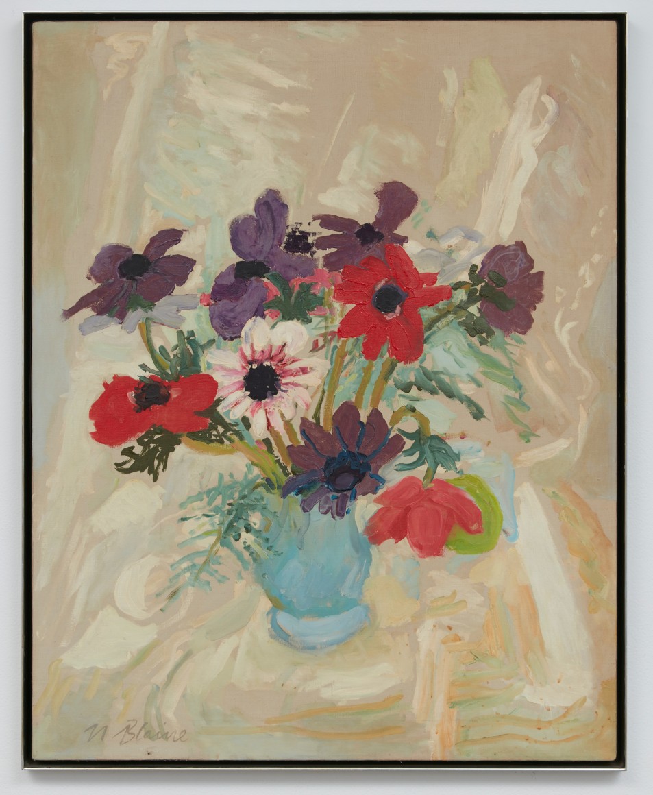 Nell Blaine Anemones on White Cloth, 1967