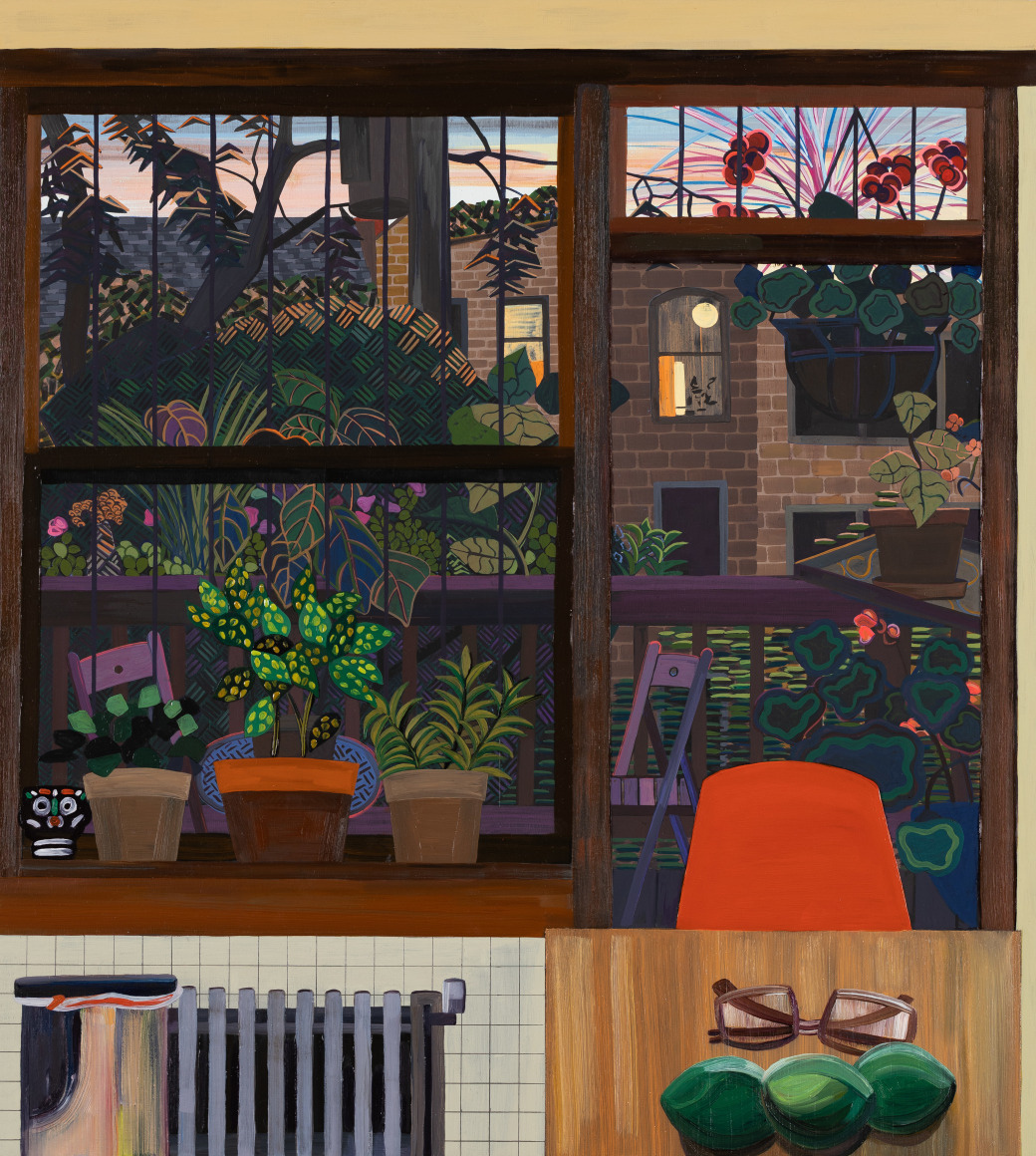 Ann Toebbe Sunset and Fireworks, 2020