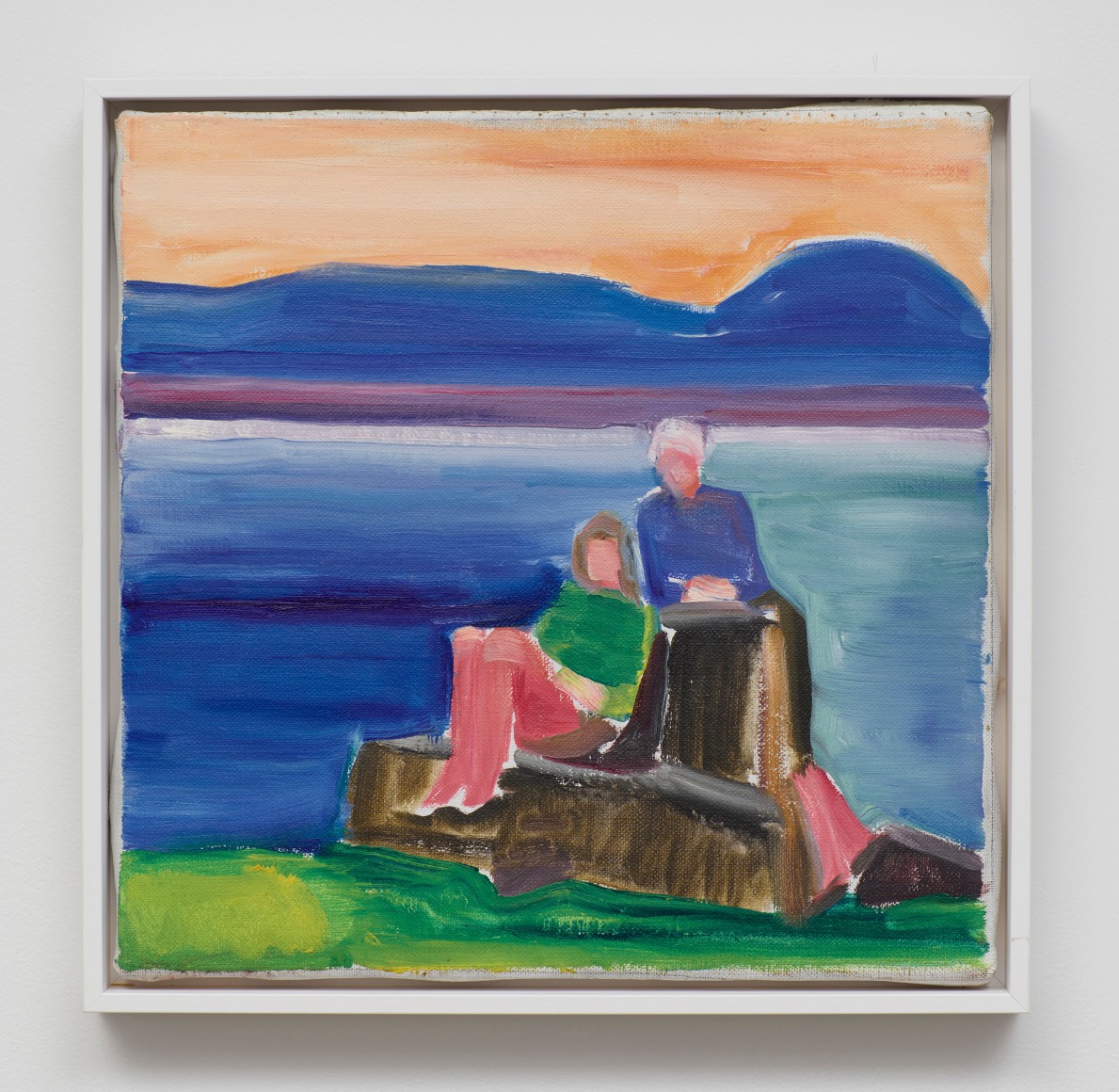 Louisa Matth&iacute;asd&oacute;ttir Two Figures in Landscape, c. 1990