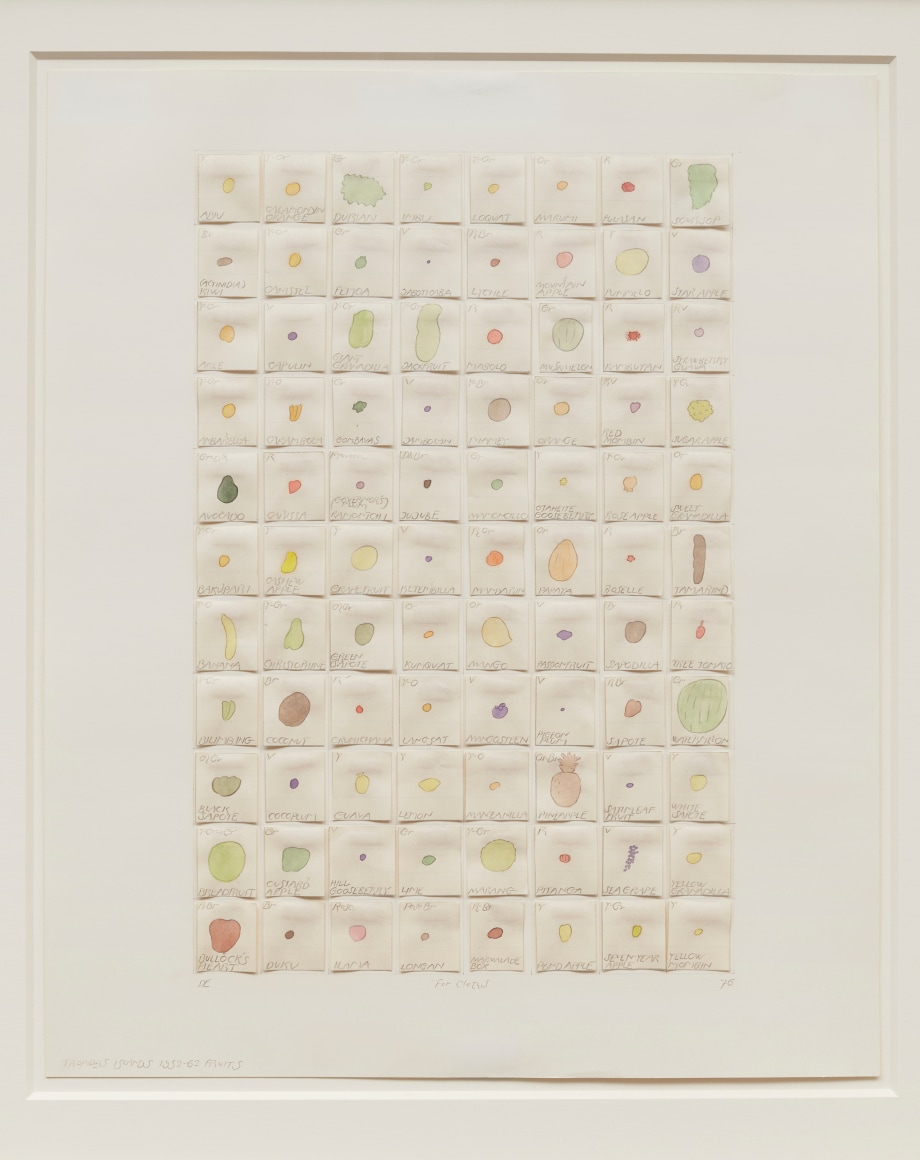 Donald Evans Tropides Islands, 1952-1962. Sketch for Fruits of the Tropides Islands.