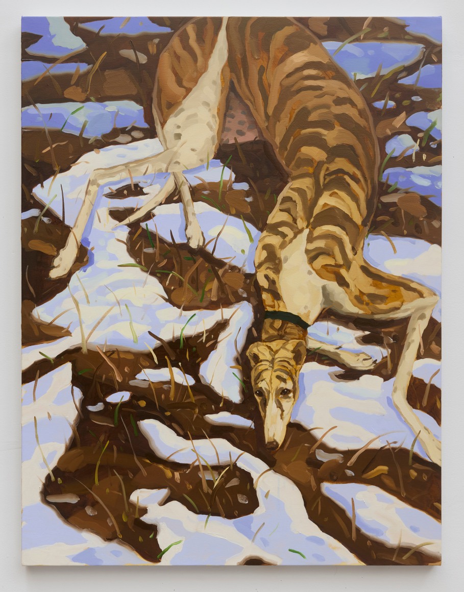 Stephen Bron In a Snowy Field, 2025