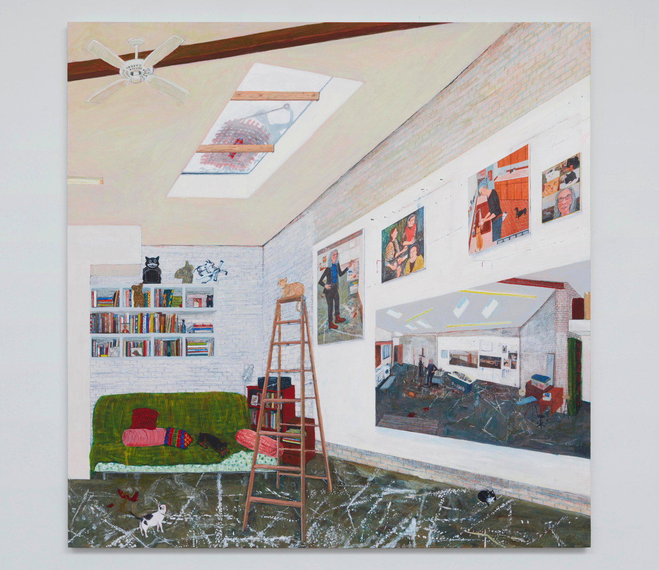 Sarah McEneaney Studio Summer II, 2021