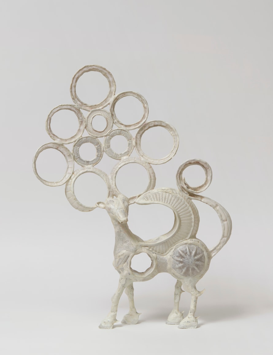 Shari Mendelson Winged Animal with Headdress, 2023