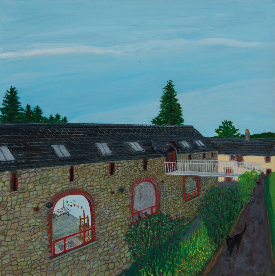 Sarah McEneaney Studio 3 Outside Inside, 2023