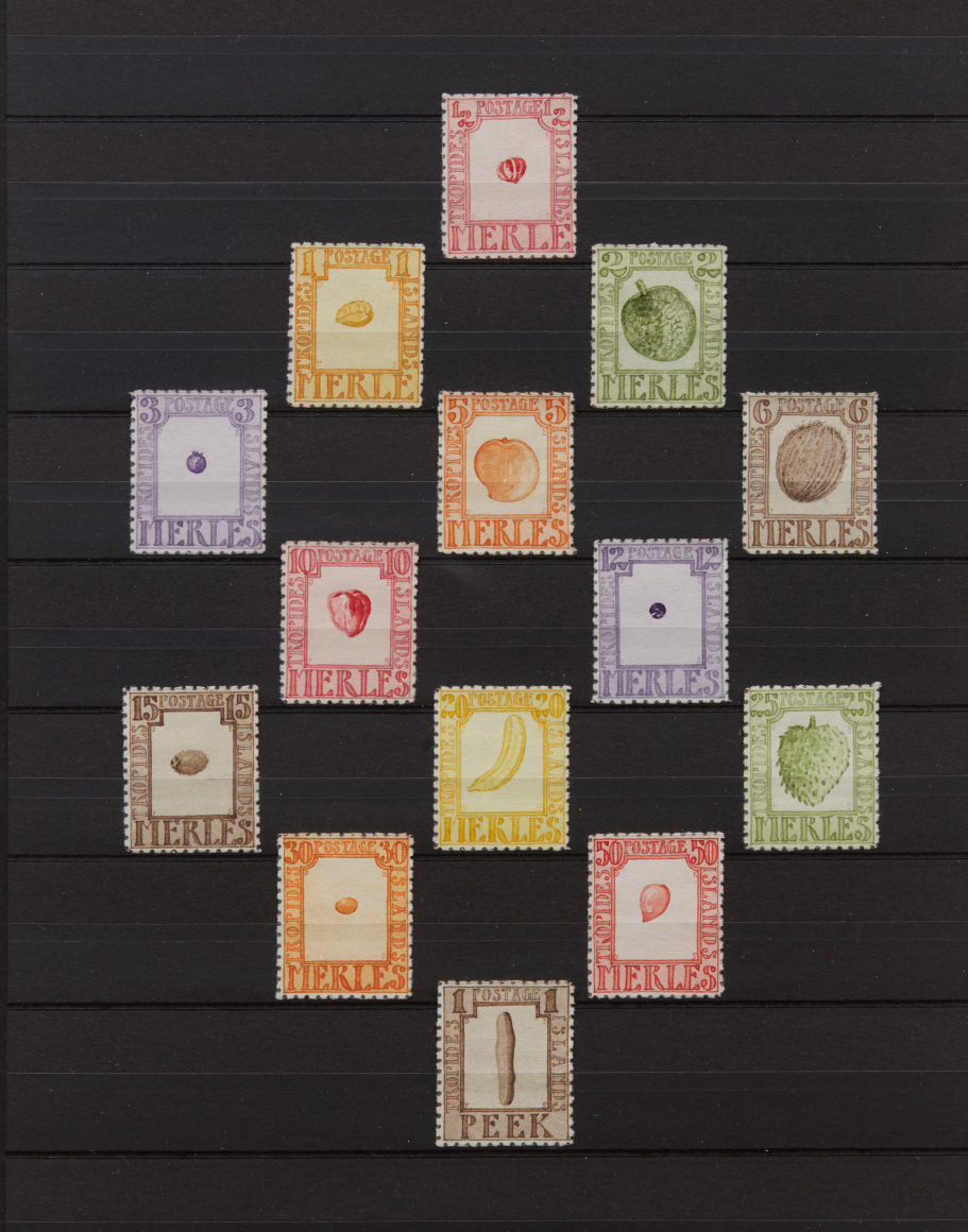 Donald Evans Tropides Islands, 1942. Fruits of the Tropides Islands.