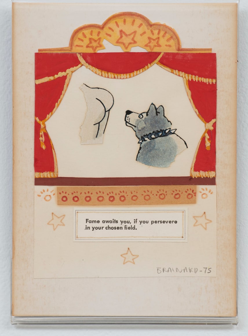 Joe Brainard Untitled (Brown Nose), 1975